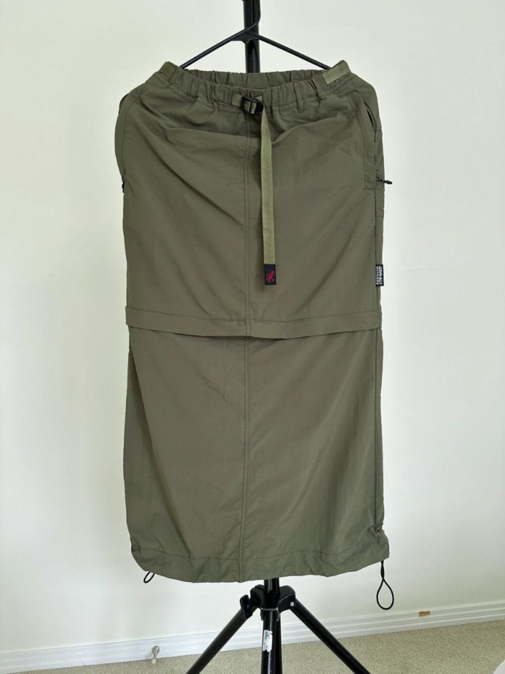 Gramicci Women's Convertible Micro Ripstop Skirt - Army Green